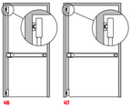 Exidor 416/417 Touch Bar Panic Bolt with Horizontal Latches