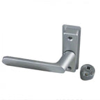 Adams Rite 4568 Lever Handle c/w Cam Plug Silver