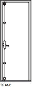 Exidor 503A-P/AD Push Pad Three Point Emergency Exit Bolt