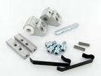 Axim HN950 S/F Offset Face Fixed Door 2 Part Hinge Silver