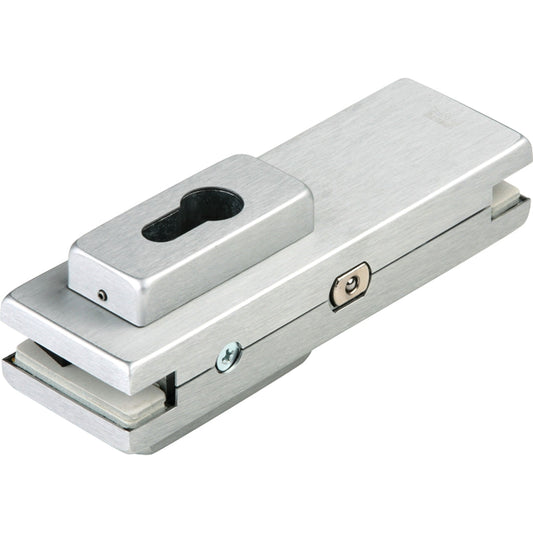 Dormakaba US 20 Centre Patch Lock c/w Cover & Escutcheons (10/12mm Glass)