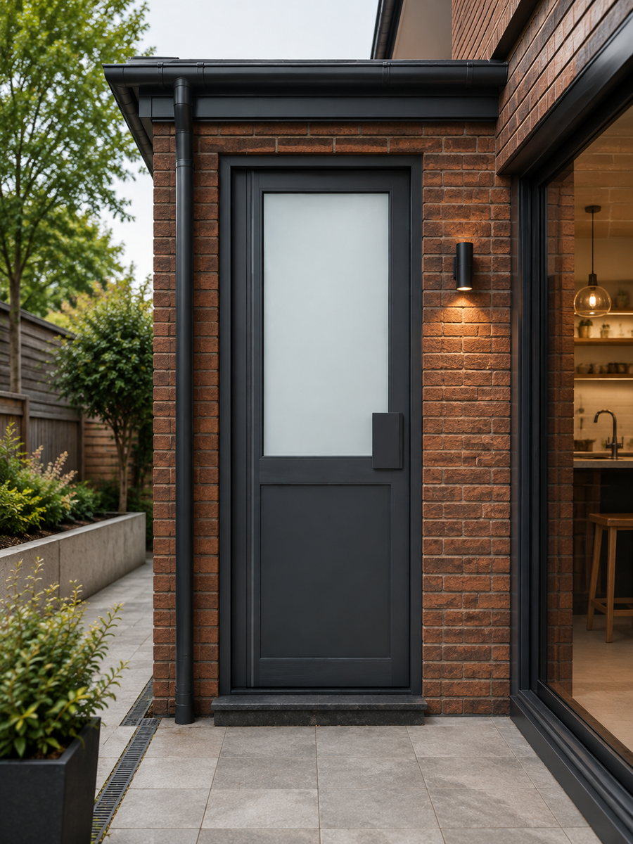 Aluminium Commercial Façade Shop Door Style 3