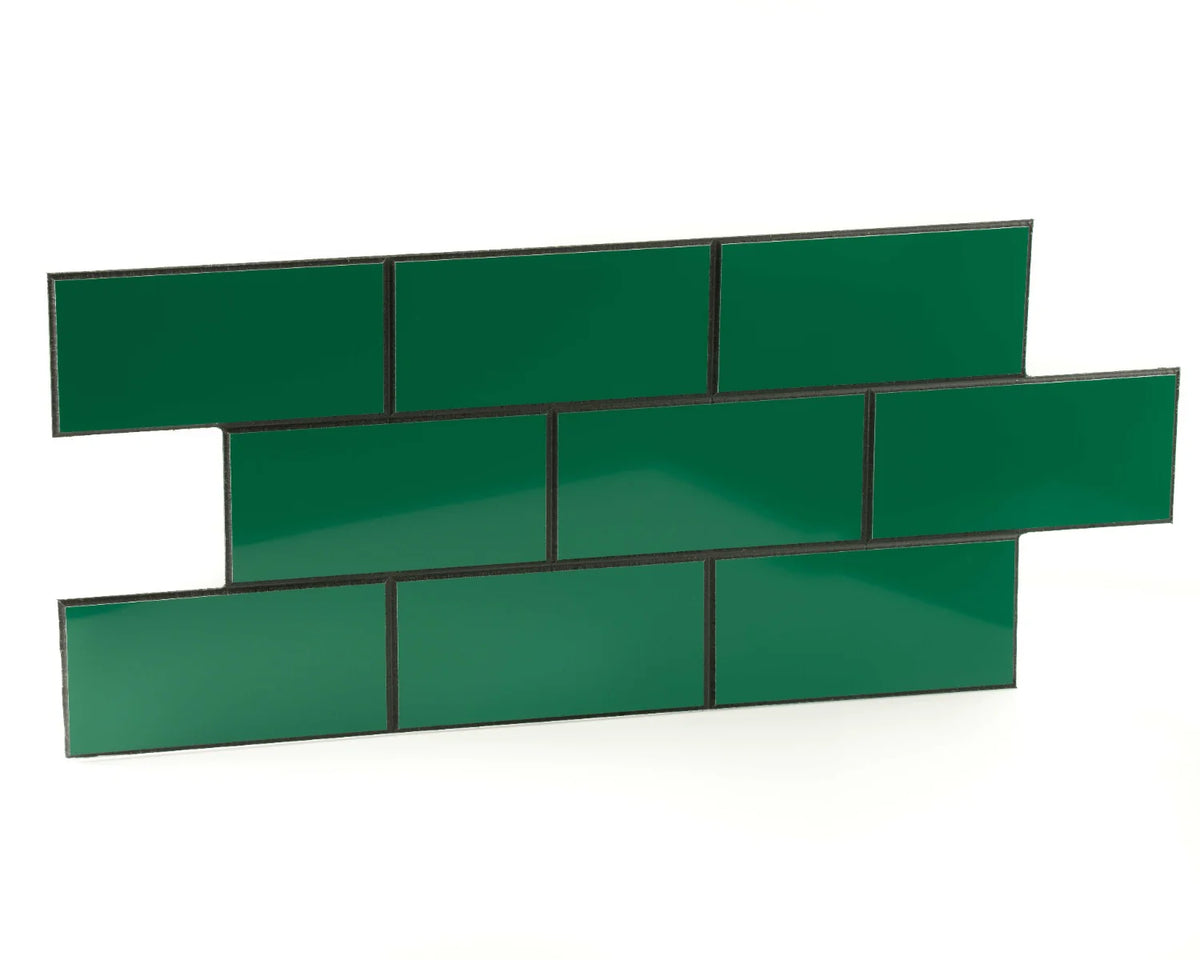 3mm Green Effect Splashback Cut To Size