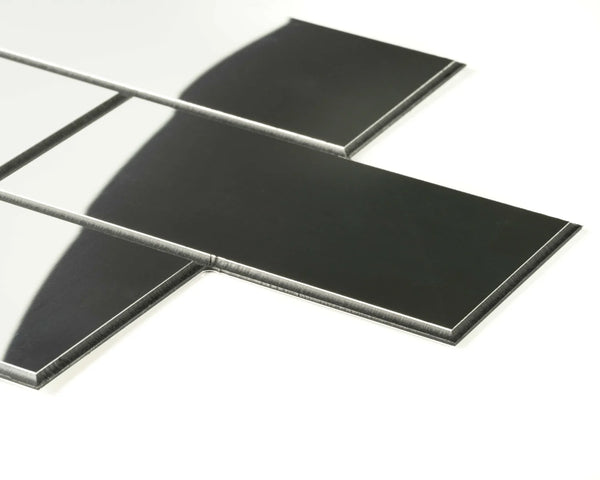 3mm Silver Mirror Effect Splashback Cut To Size