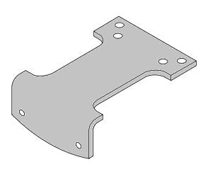 Axim FC-526-AL Parallel Bracket (FC-522-AL Hold Open Arm)