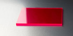 3mm Pink Fluorescent Sheet Cut To Size