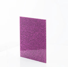 3mm Pink Glitter Acrylic Sheet Cut To Size