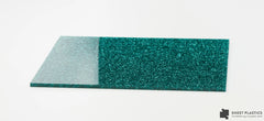 3mm Ice Blue Glitter Acrylic Sheet Cut To Size