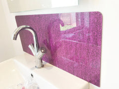 3mm Pink Glitter Acrylic Sheet Cut To Size