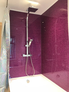 3mm Pink Glitter Acrylic Sheet Cut To Size