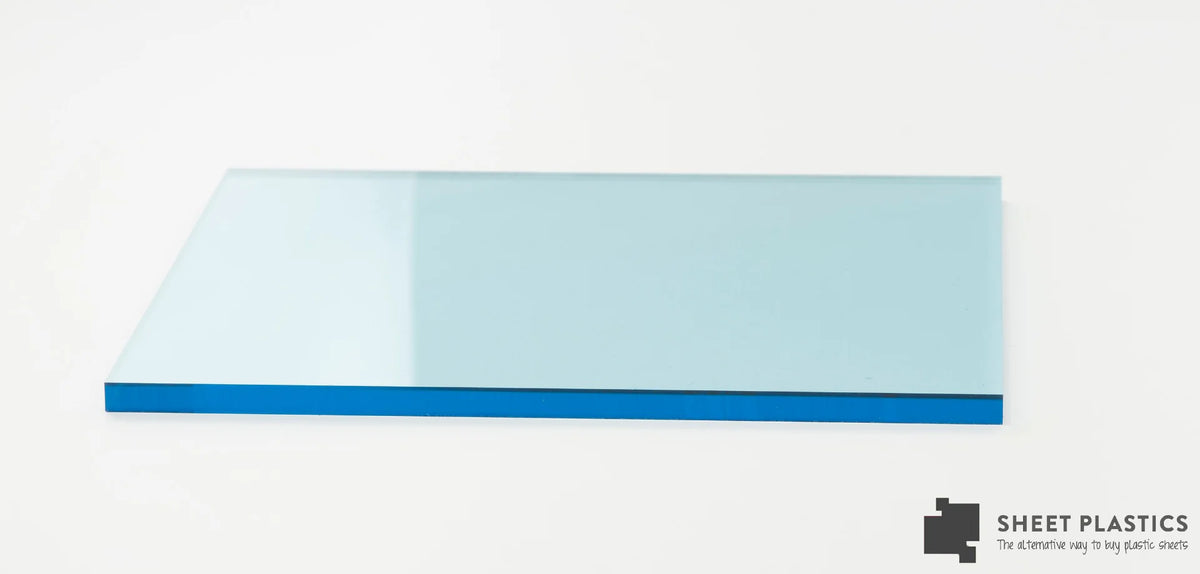 Light Blue Tint Acrylic Cut To Size