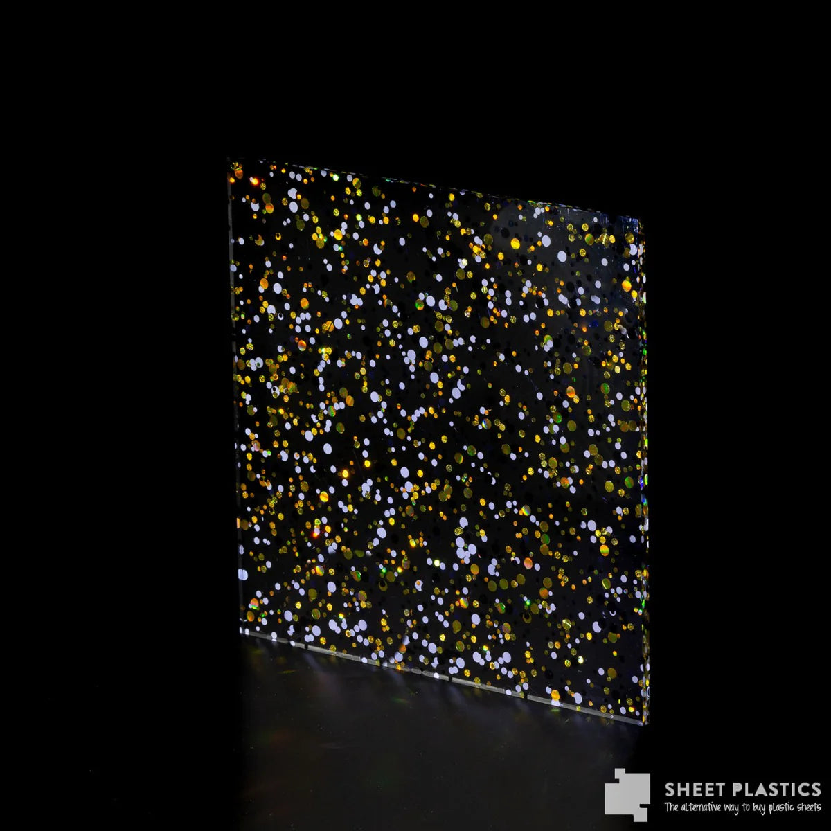 3mm Lollipop Glitter Acrylic Cut To Size