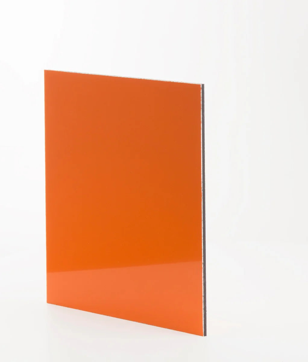 3mm Orange Aluminium Composite Cut To Size