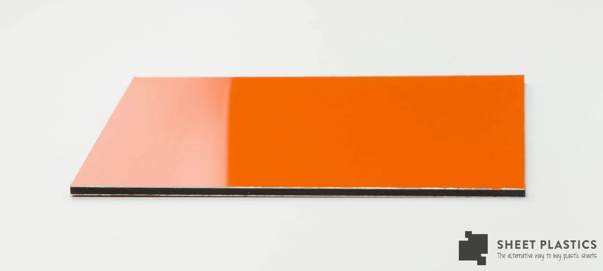 3mm Orange Aluminium Composite Cut To Size