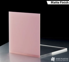 Pink Frosted Acrylic Cut To Size