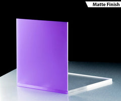Purple Frosted Acrylic Cut To Size