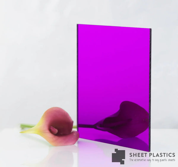 3mm Purple Acrylic Mirror Cut To Size