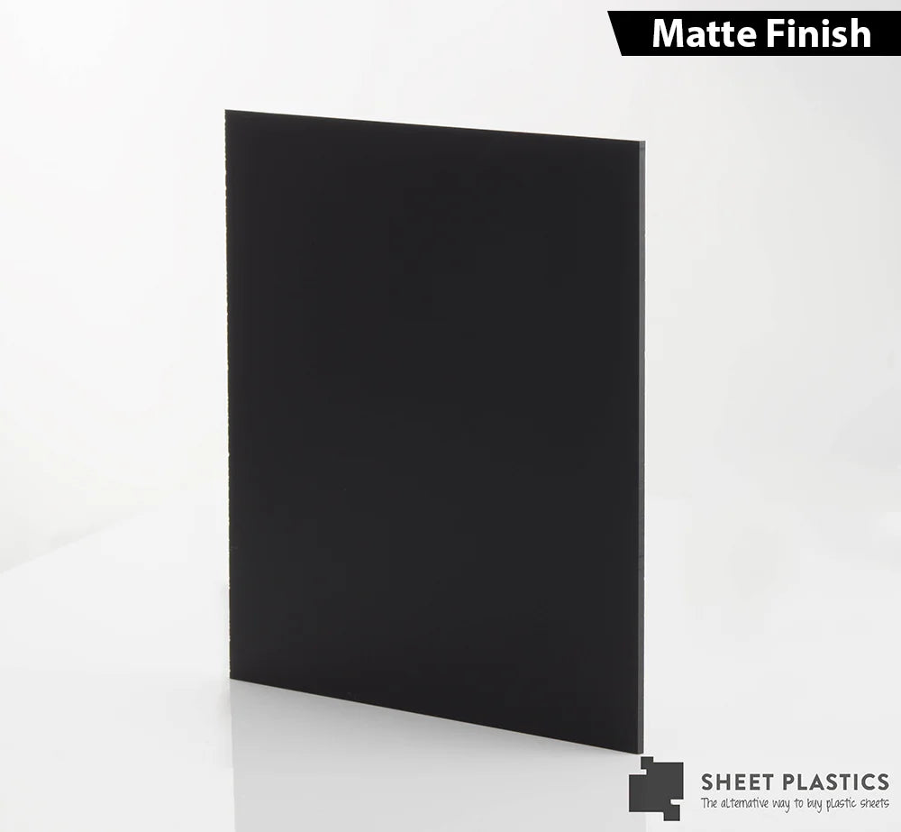 Black Frosted Acrylic Cut To Size