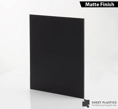 Black Frosted Acrylic Cut To Size