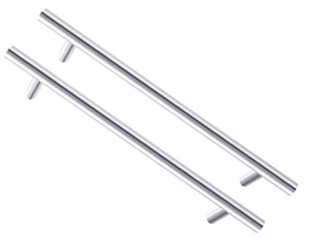 Aluspec 900mm x 32mm Guardsman Straight Pull Handles SSS