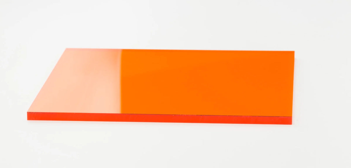Orange Tint Acrylic Sheet Cut To Size