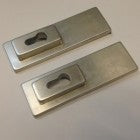 Dormakaba US10 Corner Patch Lock c/w Cover & Escutcheons (10/12mm Glass)