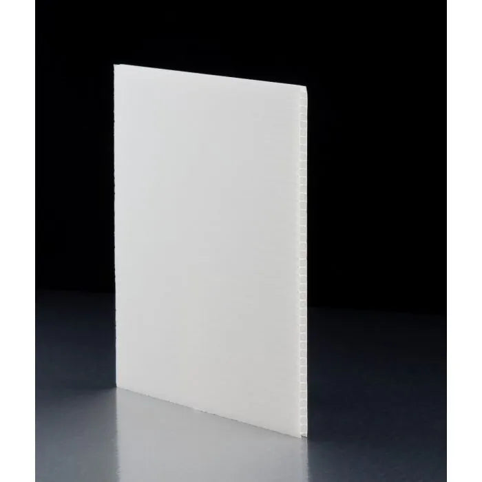 White Fluted Polypropylene Sheet