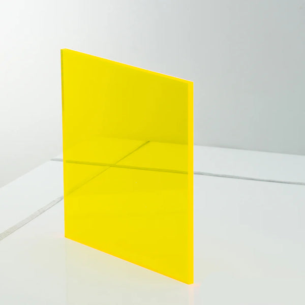 Yellow Fluorescent Sheet Cut To Size