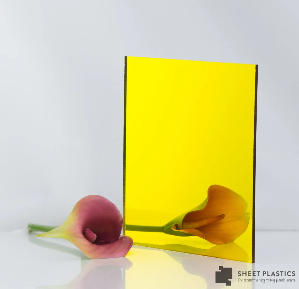 3mm Yellow Acrylic Mirror Cut To Size